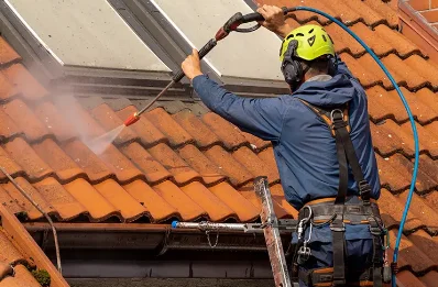 Démoussage et hydrofuge de toiture à Bauche